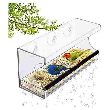 DAKSENG Window Bird Feeder