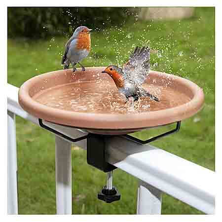  Hanizi Deck Mounted Bird Bath