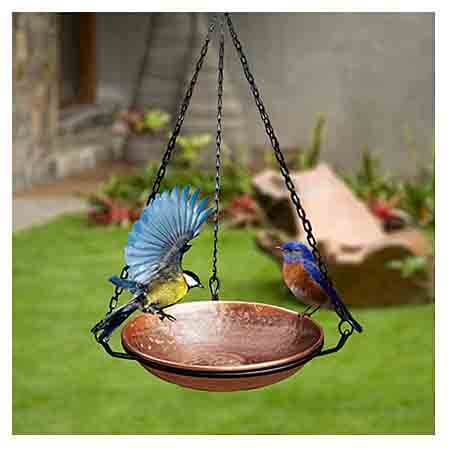 monarch hanging bird bath