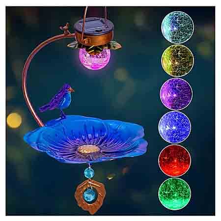 Ottsuls Solar Bird Feeder & Bird Bath