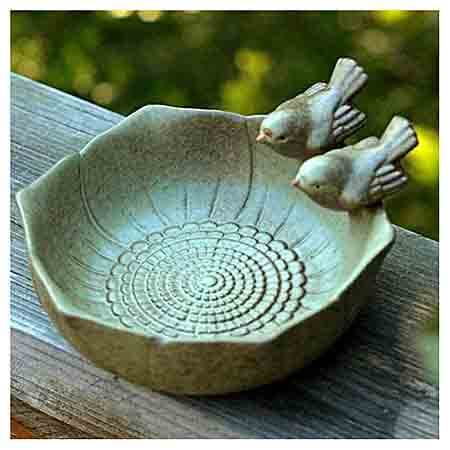 Qiansheng Ceramic  Birdbath Bowl 