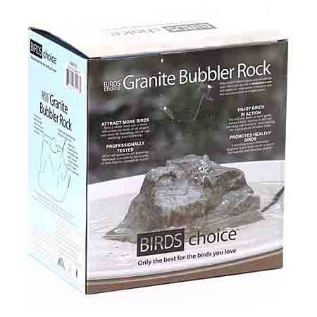 birds choice granite bubbler stone