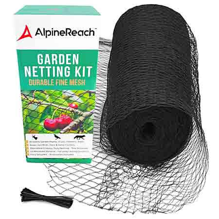 black garden netting