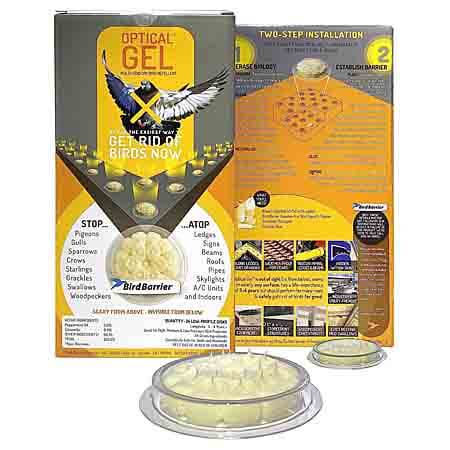 bird repellant optical gel