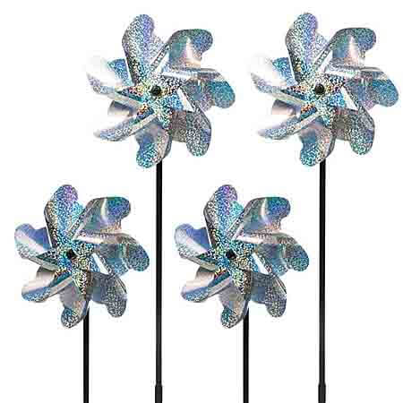 bird scare pinwheels